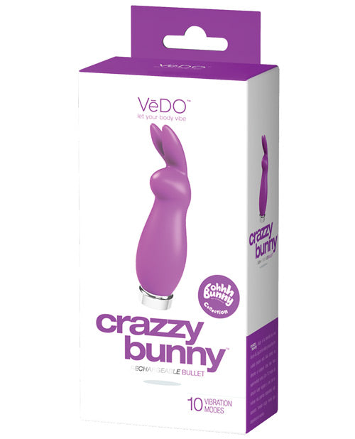 VeDO Crazzy Bunny Rechargeable Bullet - Empower Pleasure