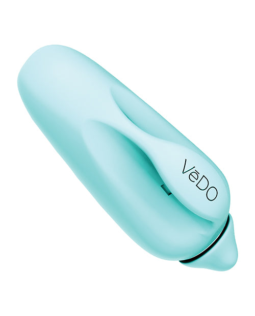 VeDO VIVI Rechargeable Finger Vibe - Tease Me Turquoise - Empower Pleasure