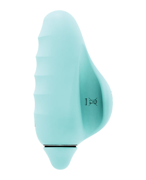 VeDO VIVI Rechargeable Finger Vibe - Tease Me Turquoise - Empower Pleasure