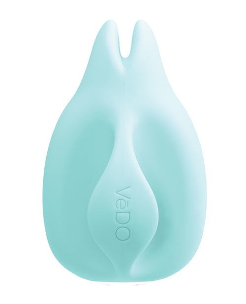 VeDO Huni Rechargeable Finger Vibe - Tease Me Turquoise - Empower Pleasure