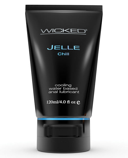 Wicked Sensual Care Jelle Cooling Water-Based Anal Gel Lubricant - 4 oz
