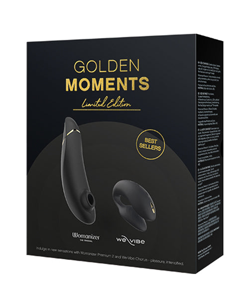 We-Vibe Chorus / Womanizer Premium 2 Golden Moments Collection 2023 - Black/Gold - Empower Pleasure
