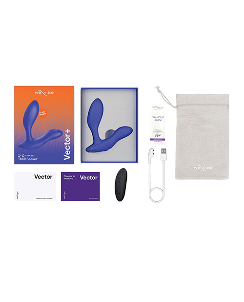 We-Vibe Vector + - Royal Blue - Empower Pleasure