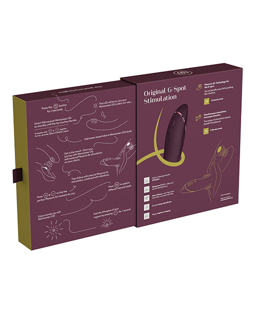 Womanizer OG Long-Handle - Aubergine - Empower Pleasure