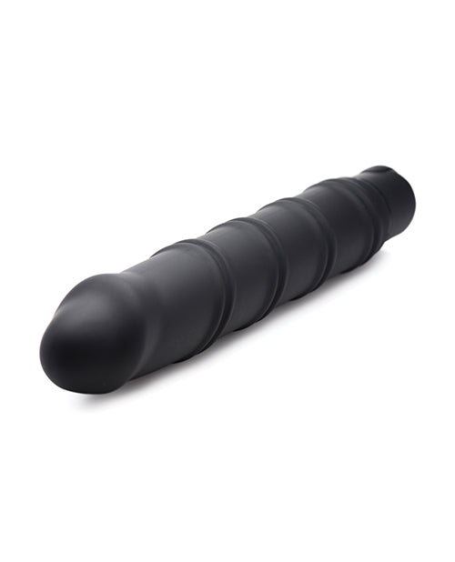 Bang! XL Bullet & Swirl Silicone Sleeve - Black - Empower Pleasure