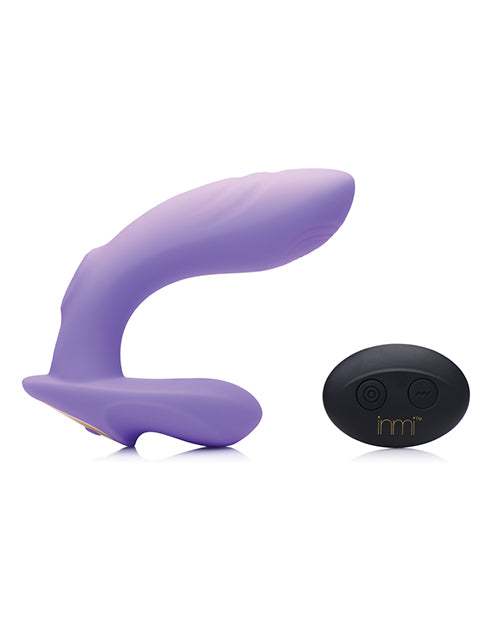 Inmi 10x G-Tap Tapping Silicone G-Spot Vibrator - Purple - Empower Pleasure