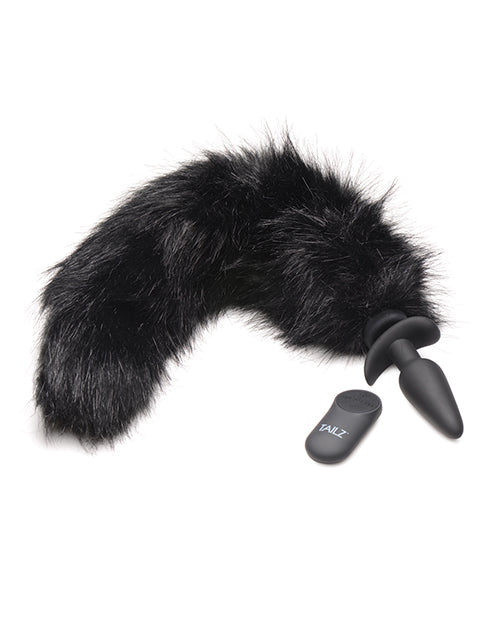Tailz Snap On Interchangeable Fox Tail - Black - Empower Pleasure