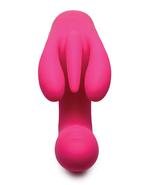 Bang! Triple Rabbit Vibrator - Pink - Empower Pleasure