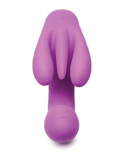 Bang! Triple Rabbit Vibrator - Purple - Empower Pleasure