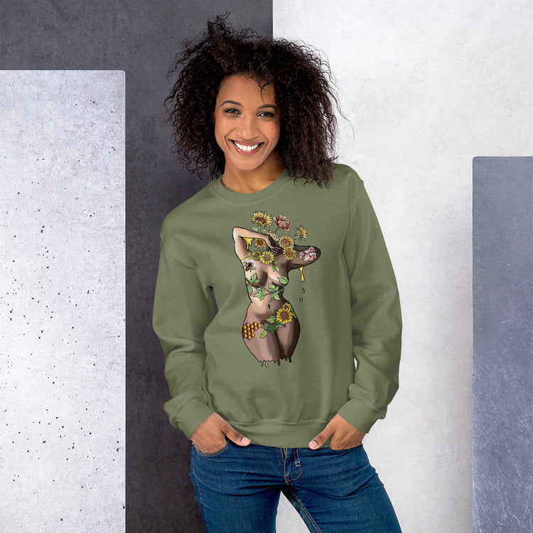 Inflorescence Unisex Sweatshirt - Empower Pleasure