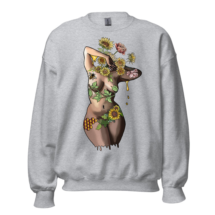 Inflorescence Unisex Sweatshirt - Empower Pleasure