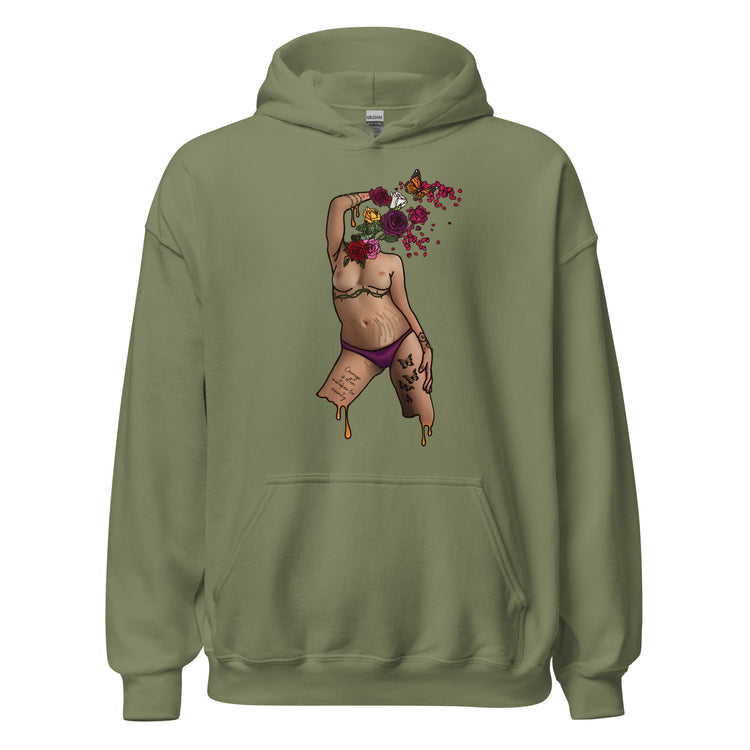 Metamorphosis Unisex Hoodie - Empower Pleasure