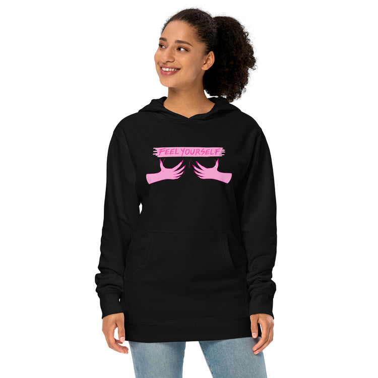 Feel Yourself Unisex Midweight Hoodie - Empower Pleasure