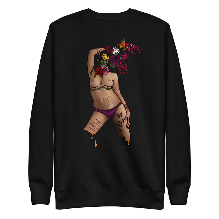 Metamorphosis Unisex Premium Sweatshirt - Empower Pleasure