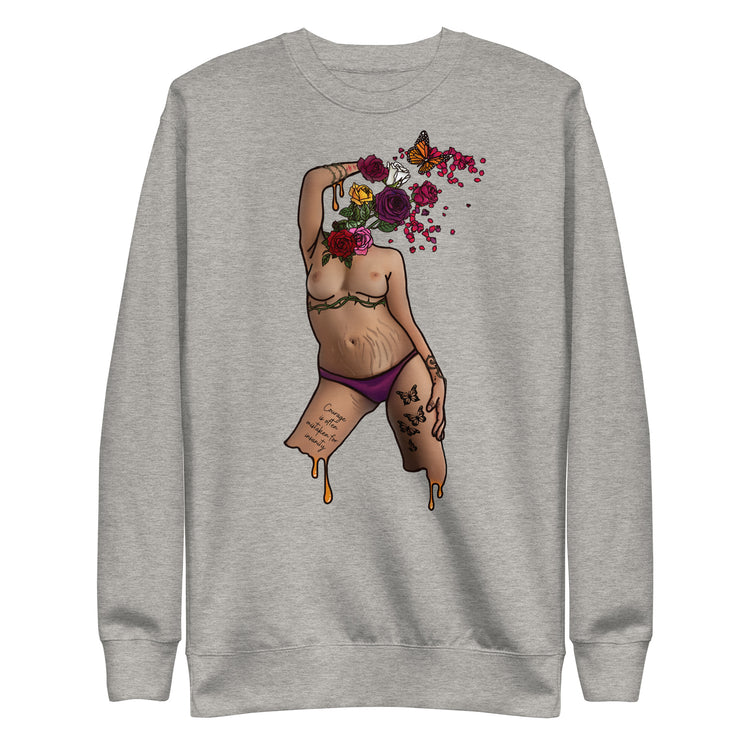 Metamorphosis Unisex Premium Sweatshirt - Empower Pleasure