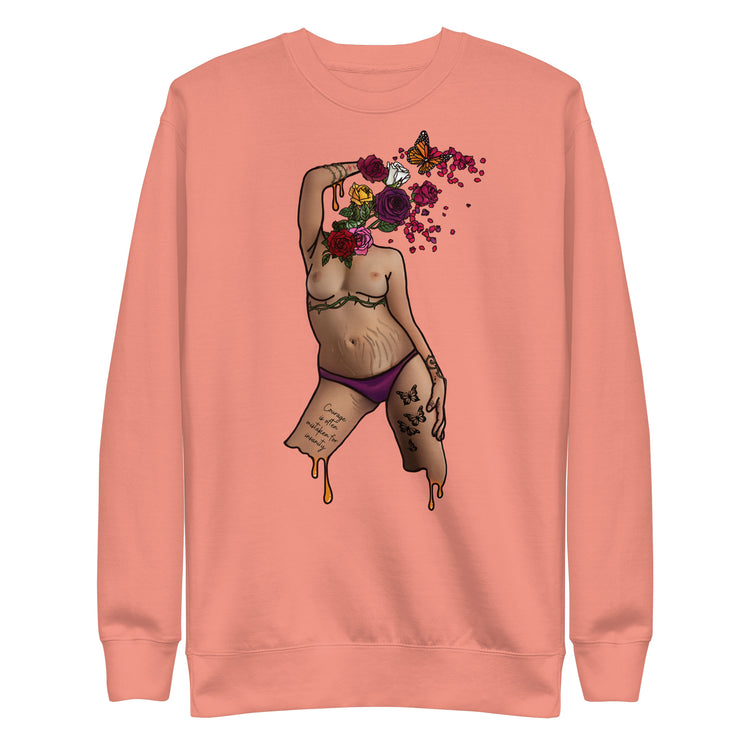 Metamorphosis Unisex Premium Sweatshirt - Empower Pleasure