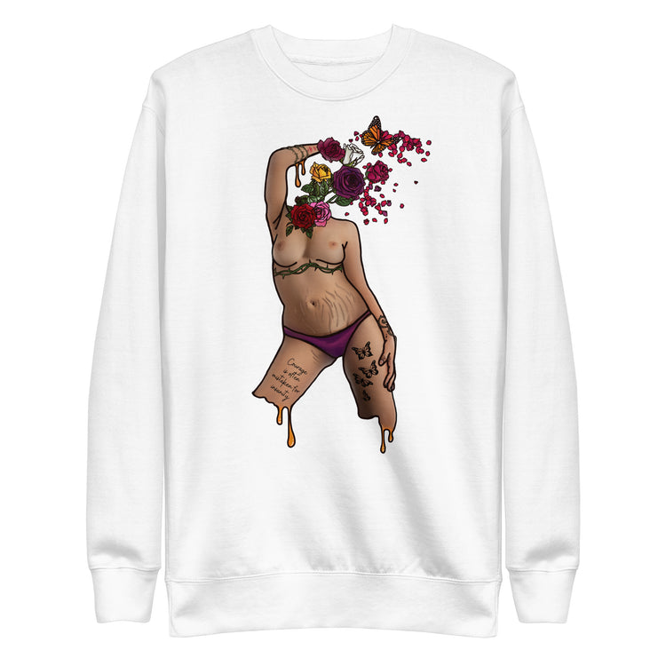 Metamorphosis Unisex Premium Sweatshirt - Empower Pleasure