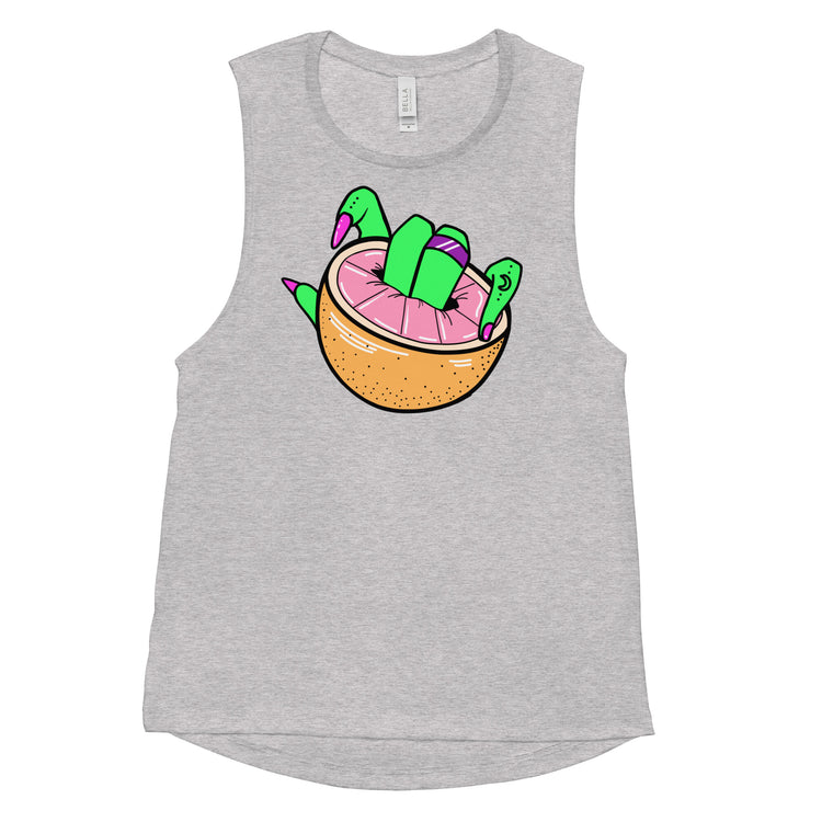 Squirt Ladies’ Muscle Tank - Empower Pleasure