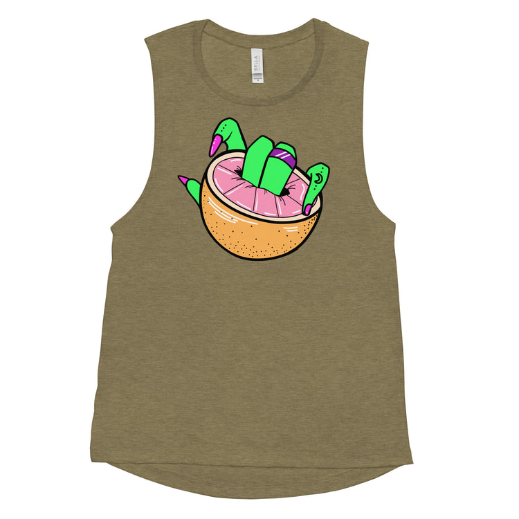 Squirt Ladies’ Muscle Tank - Empower Pleasure