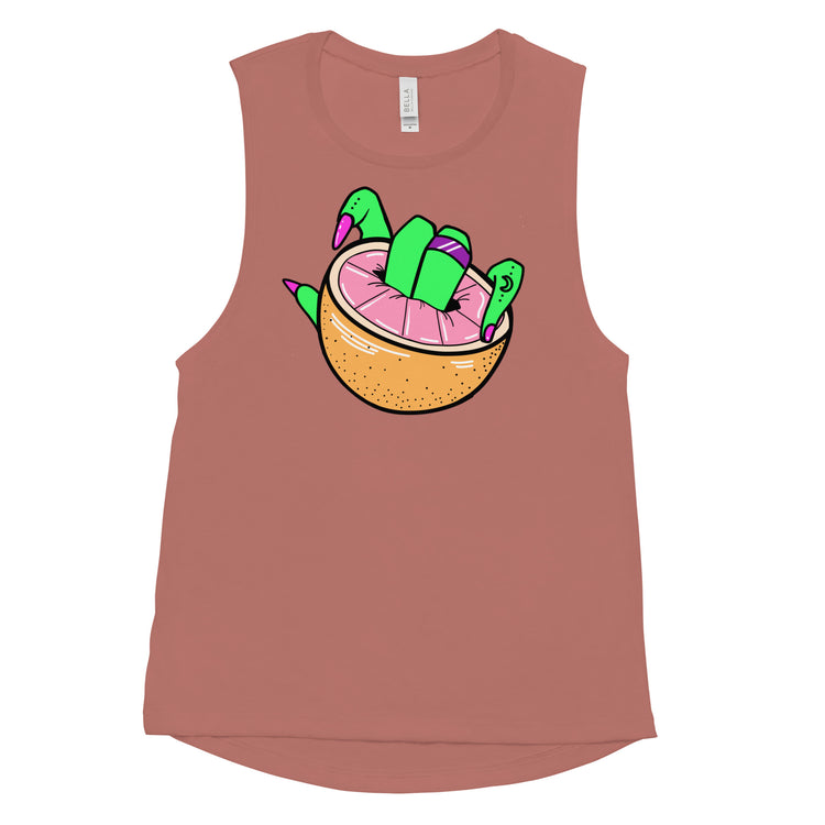 Squirt Ladies’ Muscle Tank - Empower Pleasure
