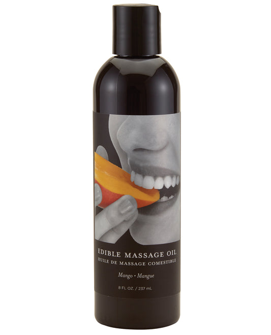 Earthly Body Edible Massage Oil - 8 oz - Assorted Flavors