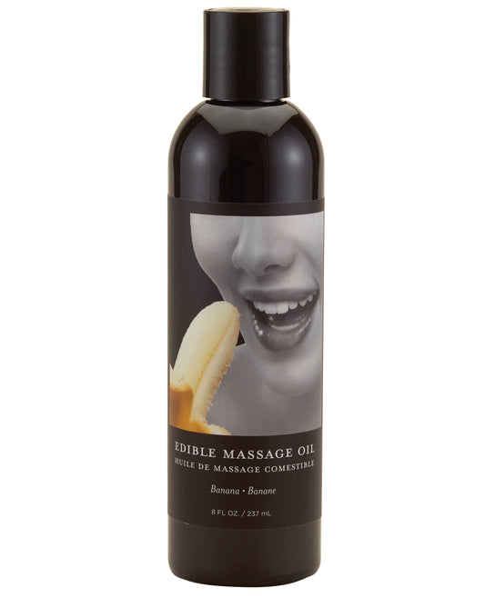 Earthly Body Edible Massage Oil - 8 oz - Assorted Flavors