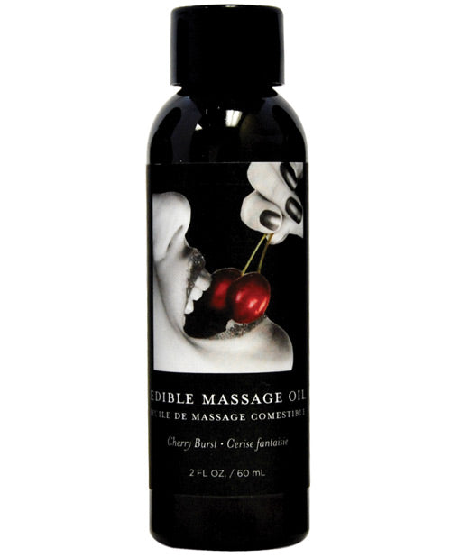 Earthly Body Edible Massage Oil - 2 oz - Assorted Flavors