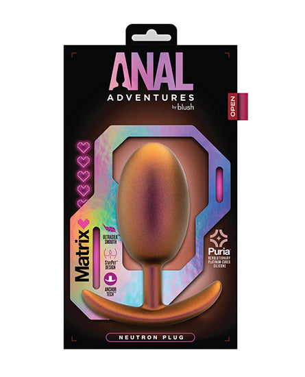 Blush Anal Adventures Matrix Neutron Plug - Copper - Empower Pleasure