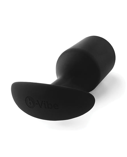 b-Vibe Weighted Snug Plug 7 - 600g - Black - Empower Pleasure