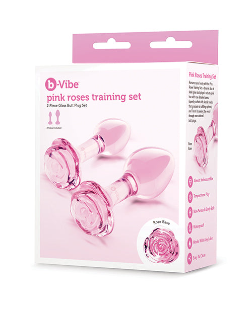 b-Vibe Pink Roses Training Set - Empower Pleasure