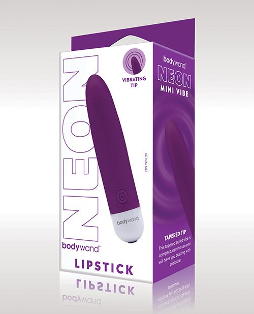 XGen Bodywand Neon Mini Lipstick Vibe - Neon Purple - Empower Pleasure