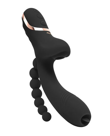 XGen Bodywand G-Play Triple Stimulation Squirt Trainer - Black - Empower Pleasure