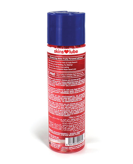 Skins Water Based Lubricant - 4.4 oz Strawberry - Empower Pleasure