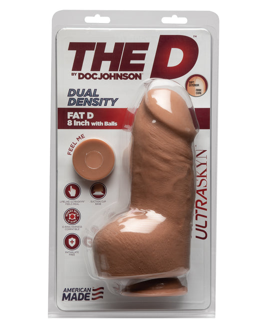 The D 8" Fat D w/Balls - Assorted Colors