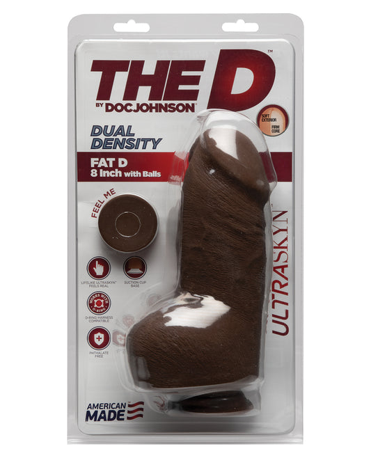 The D 8" Fat D w/Balls - Assorted Colors