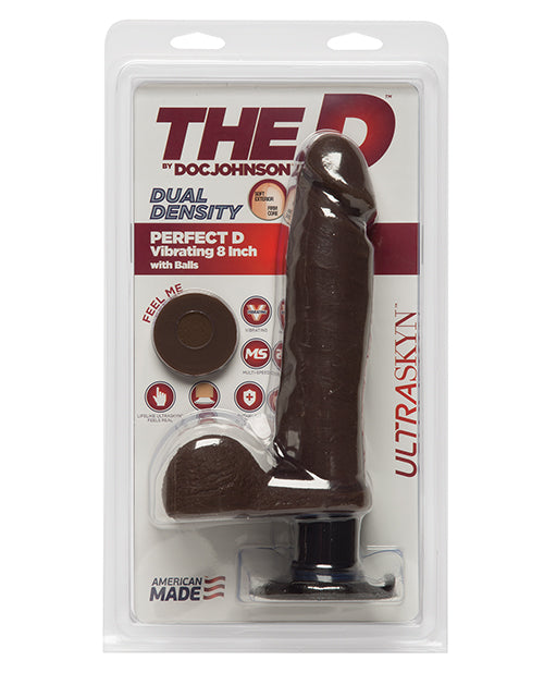 The D 8" Perfect D Vibrating with Balls - Assorted Colors