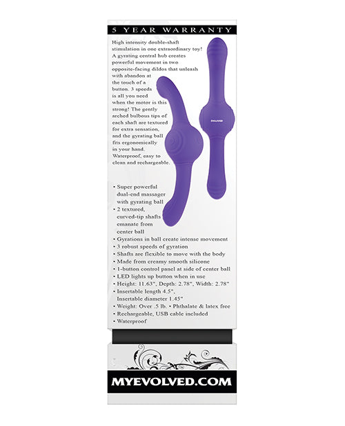 Evolved Our Gyro Vibe - Purple - Empower Pleasure