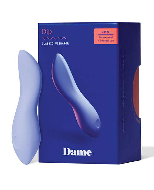 Dame Dip Classic Vibrator - Periwinkle - Empower Pleasure