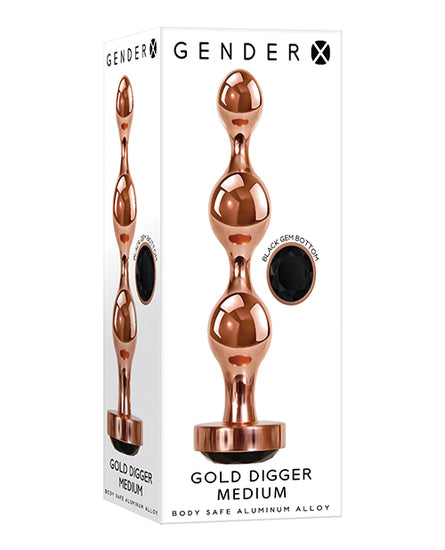 Gender X Gold Digger - Rose Gold/Black - Empower Pleasure