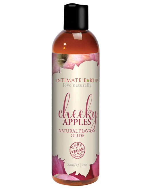 Intimate Earth Natural Flavors Glide - Cheeky Apples