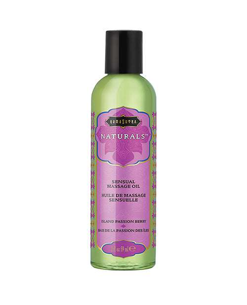 Kama Sutra Naturals Massage Oil 2 oz - Assorted Scents