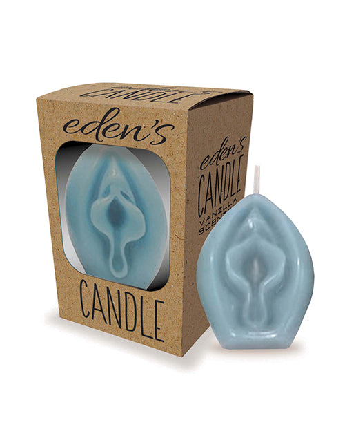 Eden's Vagina Candle - Blue - Vanilla - Empower Pleasure