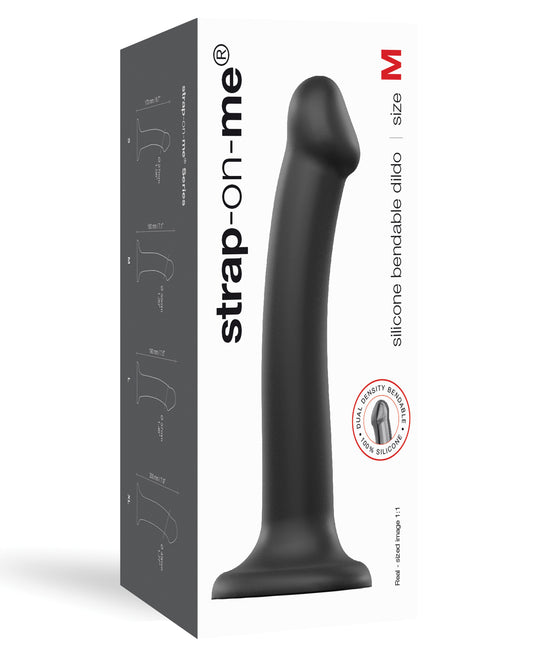 Strap On Me Silicone Bendable Dildo Medium - Assorted Colors