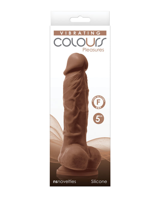 Colours Pleasures 5" Vibrating Dildo - Assorted Colors