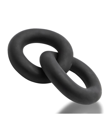 Oxballs Shackle Double Link'd Cock & Ball Rings - Special Edition Night - Empower Pleasure