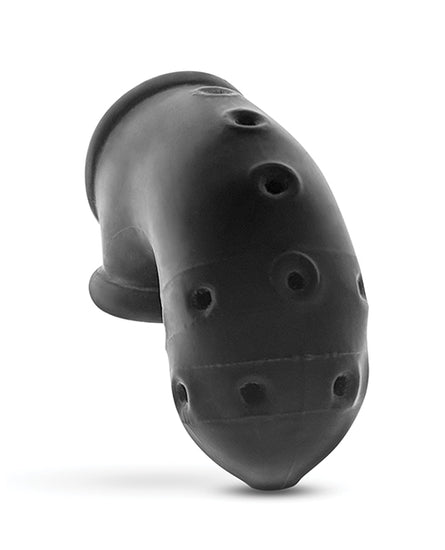 Oxballs Airlock Air-Lite Vented Chastity - Black Ice - Empower Pleasure