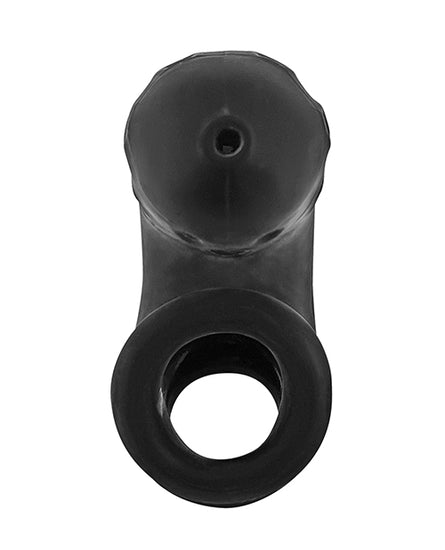 Oxballs Airlock Air-Lite Vented Chastity - Black Ice - Empower Pleasure