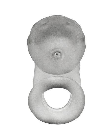 Oxballs Airlock Air-Lite Vented Chastity - Clear Ice - Empower Pleasure