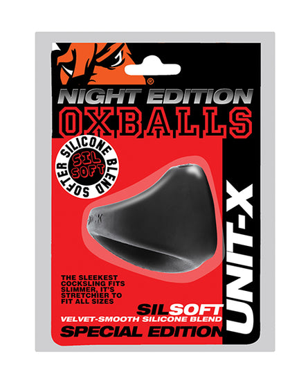 Oxballs Unit-X Stretchy & Slimmer Fit Cock Sling - Special Edition Black - Empower Pleasure