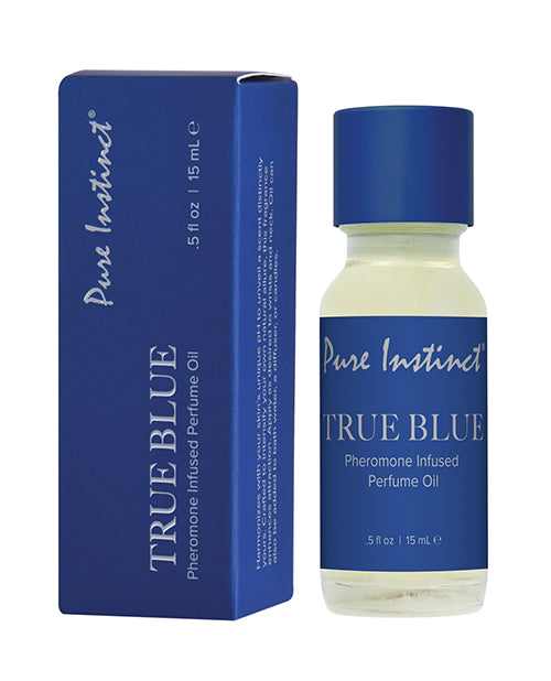 Pure Instinct Pheromone Perfume Oil w/Dripper - 15 ml True Blue - Empower Pleasure